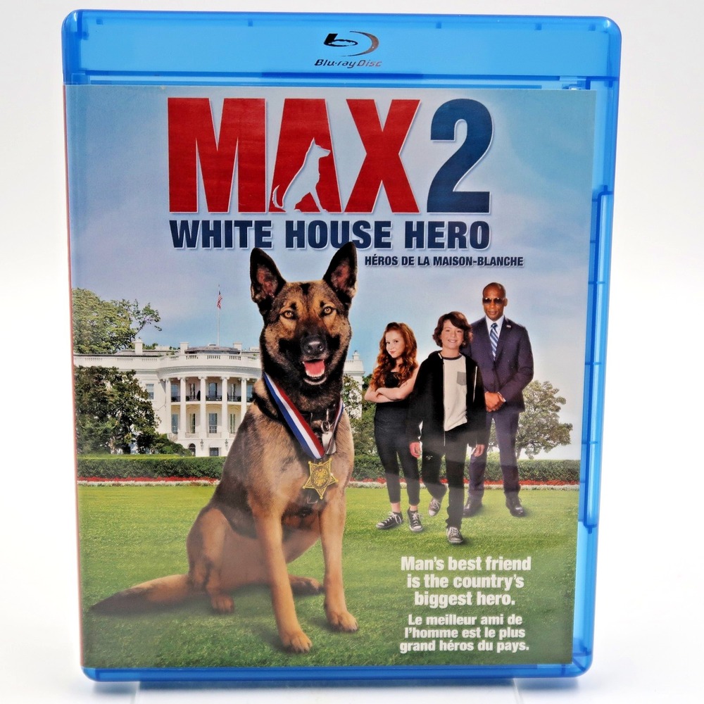 Max 2: White House Hero Blu-ray 2017 Warner Home Video PG Movie Dog Adventure